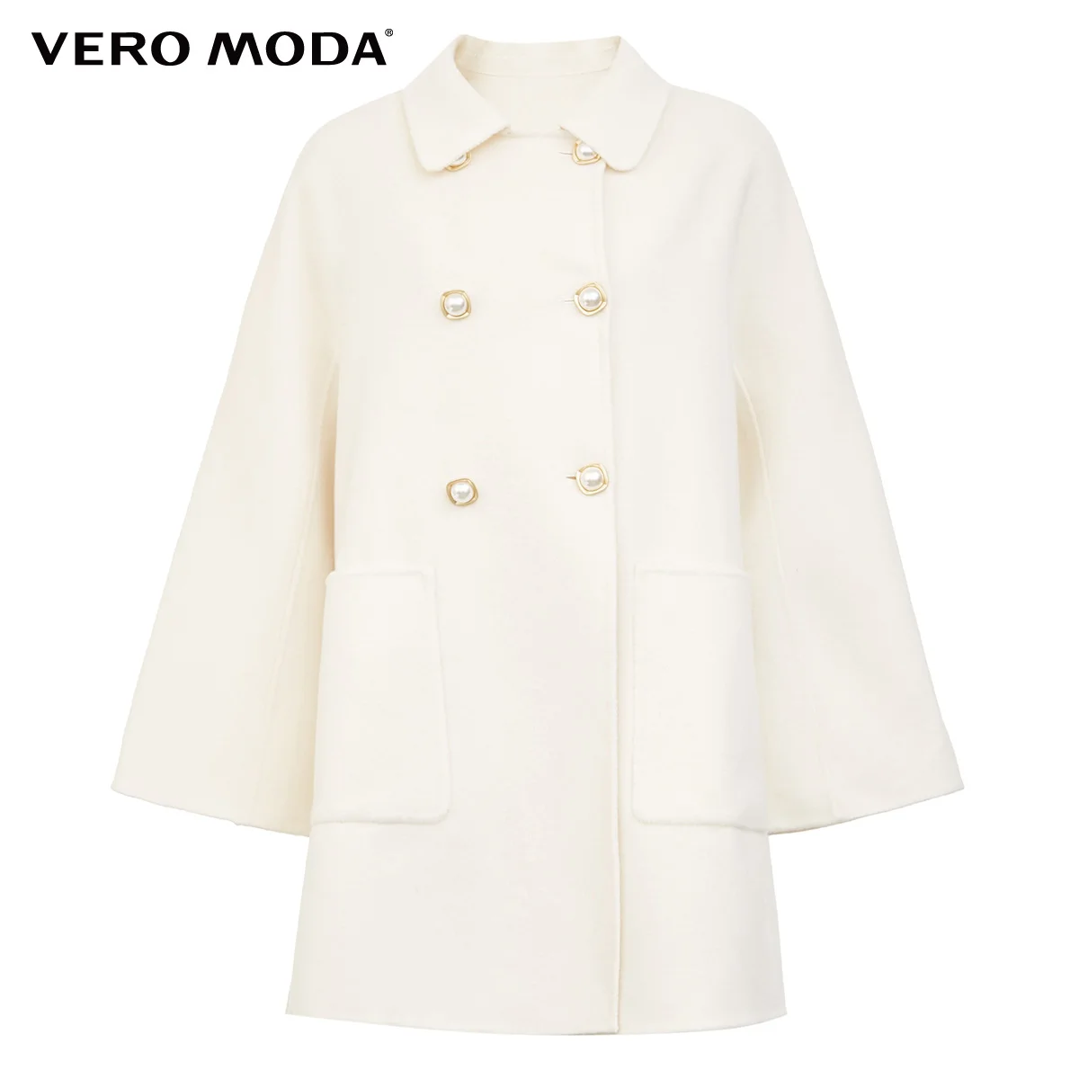 Vero Moda новое пальто из овечьей шерсти с подкладкой из двух частей | 319427506