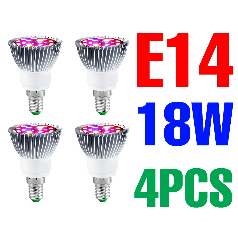 E14 18W 4PCS
