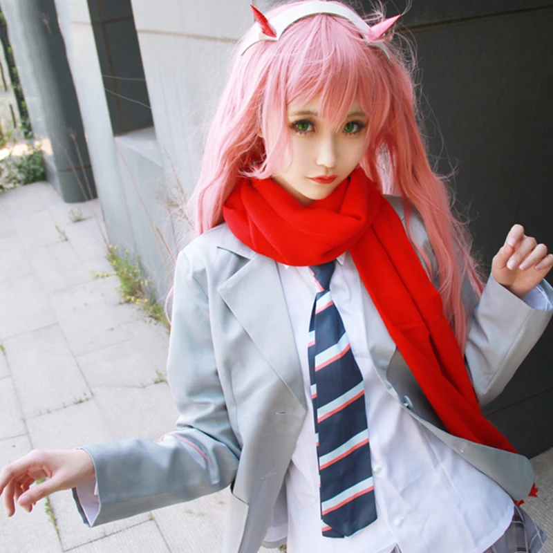 Anime Comic DARLING in the FRANXX Cosplay Costumes ZERO TWO CODE 002 Cosplay  Costume School Uniforms Full Sets Clothes Dresses|Trang Phục Anime| -  AliExpress
