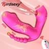 3 IN1 Panties Vibrator Wearable Wireless Heating Sucking G Spot Clitoris Stimulator Vaginal Anal Orgasm Dildo Sex toys for Women 1