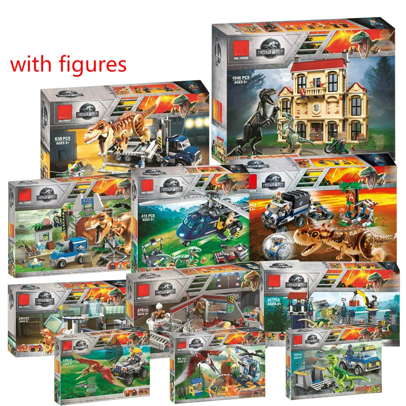 

Jurassic World 2 Indoraptor Rampage At Lockwood Estate Building Blocks Bricks Compatible Dinosaur 75930 75932 Toy Model