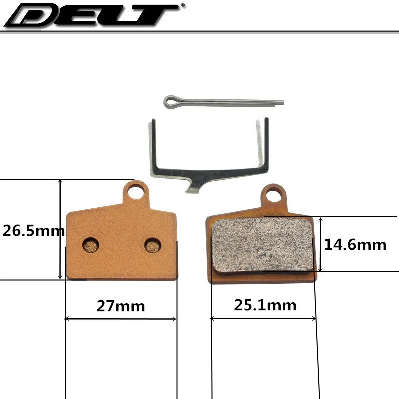 4 пары металлический MTB DH горный велосипед дисковые Тормозные колодки Pin для HAYES Dyno Stroker Ryde запчасти для велосипеда