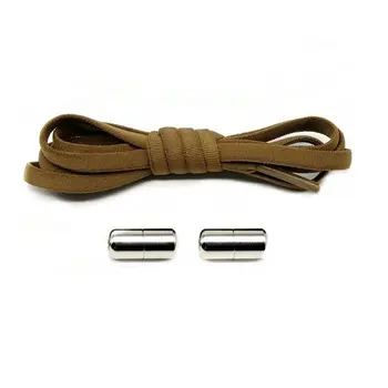 

Elastic No Tie Shoelaces Metal Lock Shoe Laces For Kids Adult Sneakers Quick Shoelaces Semicircle Shoestrings