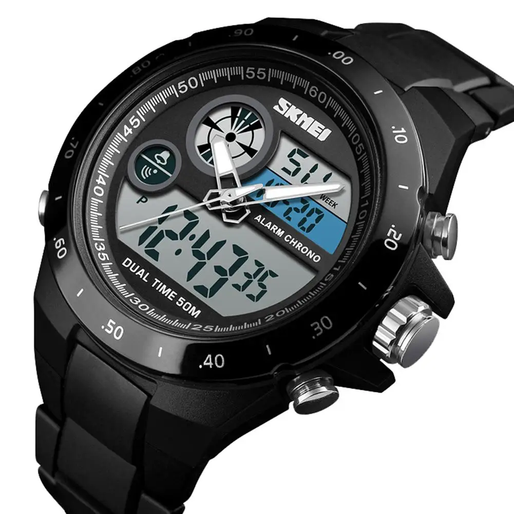 

SKMEI 1429 Multi-functional Sports Digital Dual Display Alarm Backlight Student Wrist Watch