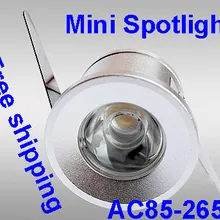 1 Вт Светодиодный Мини-светильник точечное светодиодное освещение для шкафа-буфета Ювелирная лампа для книжного шкафа светодиодные потолочные светодиодные лампы для дома