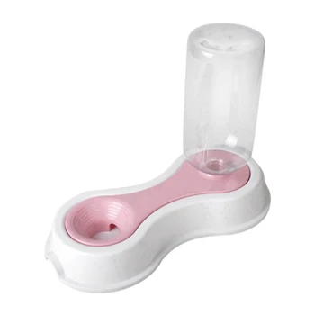 

Pet Dog Cat Floating Water Drinking Fountain Bottle Bowl No Wetting Moustache 500ML Water Dispenser Station Pet Waterer