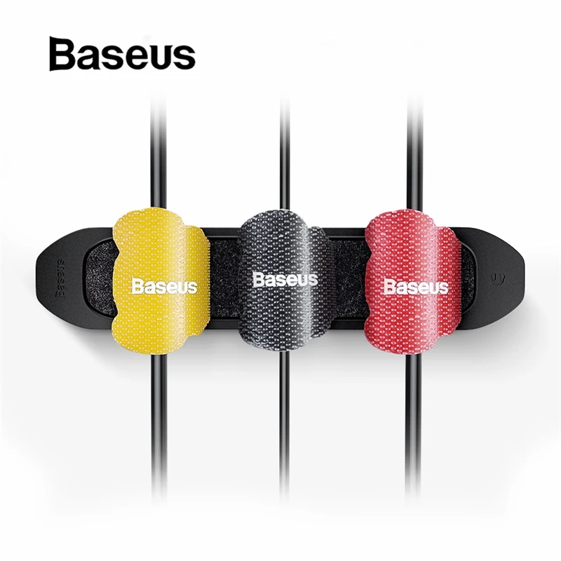 

Baseus Cable Holder Organizer Protector Management Winder for Mouse Wire Holder Clip for Car Styling Cable Holder Accessories