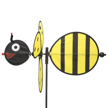 

Large Bee Windmill Whirligig Wind Spinner Home Yard Garden Decor Kids Child Toy