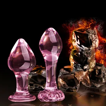 Erotic Crystal Pyrex Glass Dildo Ball Bead Fake Penis Butt Plug Sex Toys For Women Men To Prostate Massager Masturbation 3