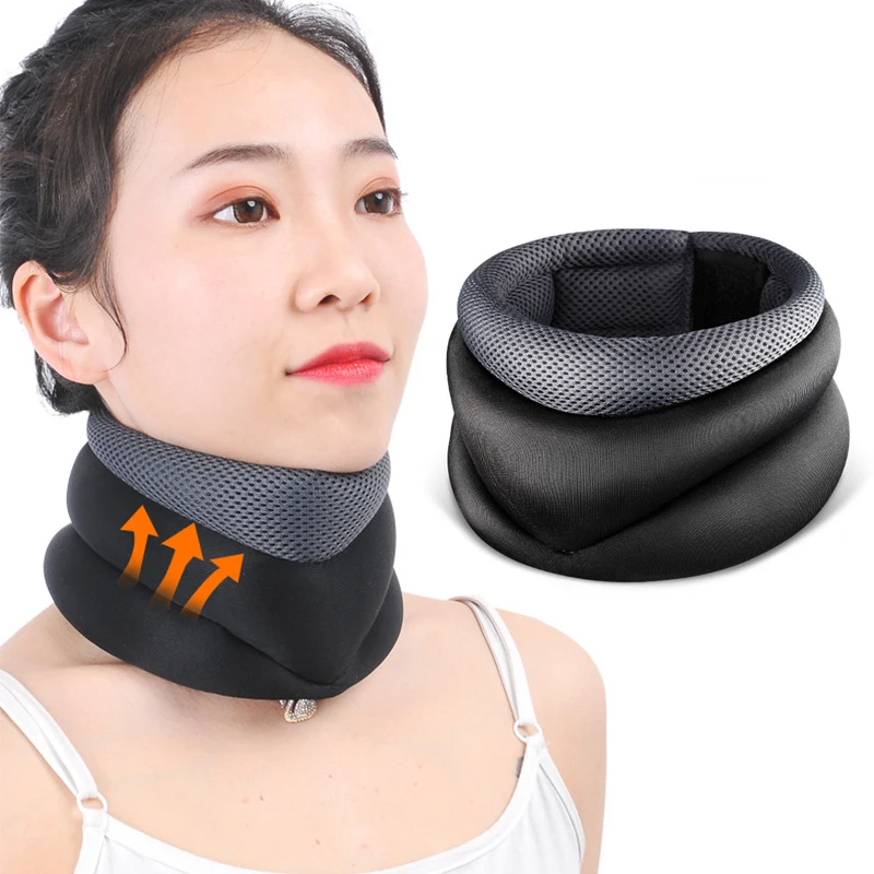

Health Care Neck Support Massager Cervical Traction Heated Magnet TreatmentNeck Belt Protection Spontaneous Neck Massager