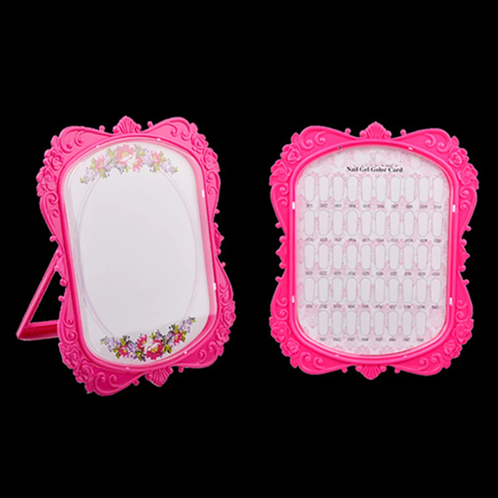 Double-Sided Nail Gel Color Nail Card Full Color Dust-Proof Display Shelf Practice Cards Show Case Books