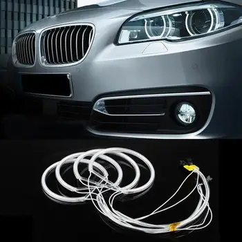 

New White Headlight SMD LED Angel Eyes Halo Rings For BMW E39 E46 3 5 Series