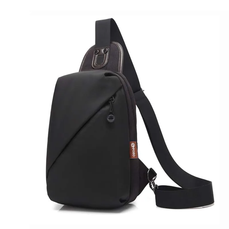 

New Pattern Material Chest Bag Outdoor Riding Diagonal Cross Bag Casual Business Anti-Theft Computer Bag