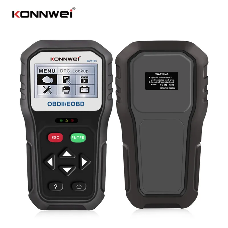 

Konnwei kw808 kw820 upgrade kw818 black car scanner OBD2 Eobd ELM327