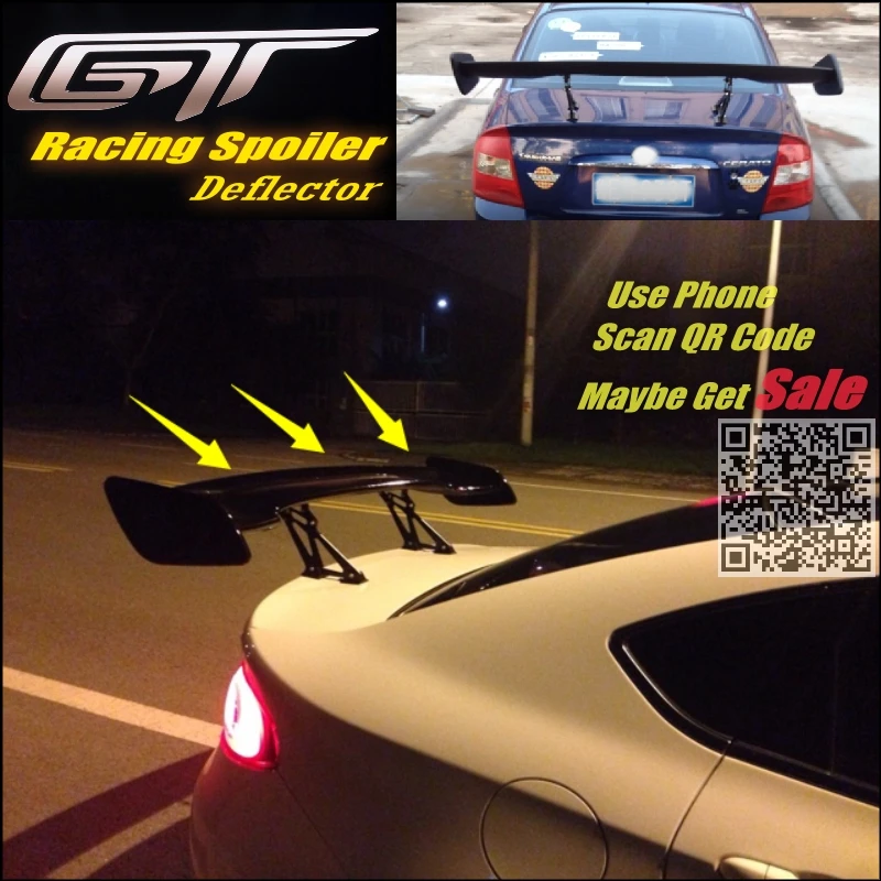 Car Big GT Rear Spoiler Wing Tail Deflector / Trunk Blades Drift For Suzuki Kizashi Sedan Tuning View High Toughness | Автомобили и