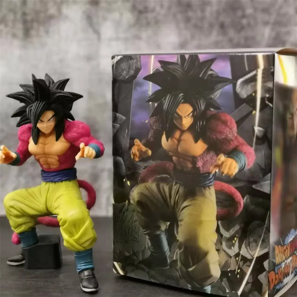 Anime Figures Dragon Ball Z Son Goku Super Saiyan 4 PVC Toys GT Battle Son Goku Action Figural Collectible Model Brinquedos Doll