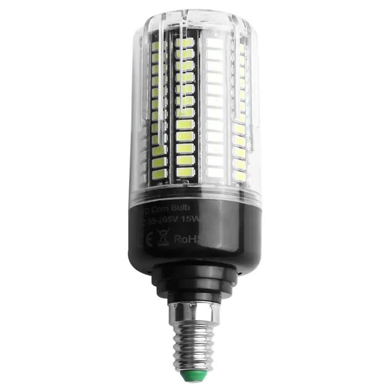

1Pcs SMD 5736 LED Spotlight Bulb light Corn lamp 85V-265V No Flicker E14 15W 156 LEDs white