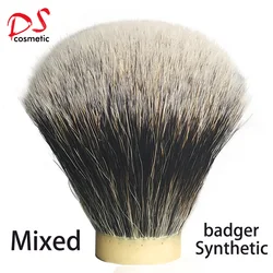 Dscosmetic two band badger hair mixed synthetic hair shaving brush knots for shave brush