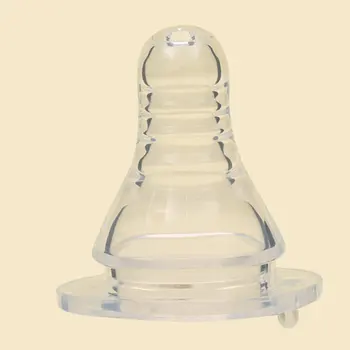 

Transparent Baby Breast Feeding Nipple Kids Silicone Wide Caliber for Different Milk Bottle Pacifier Children Nipple