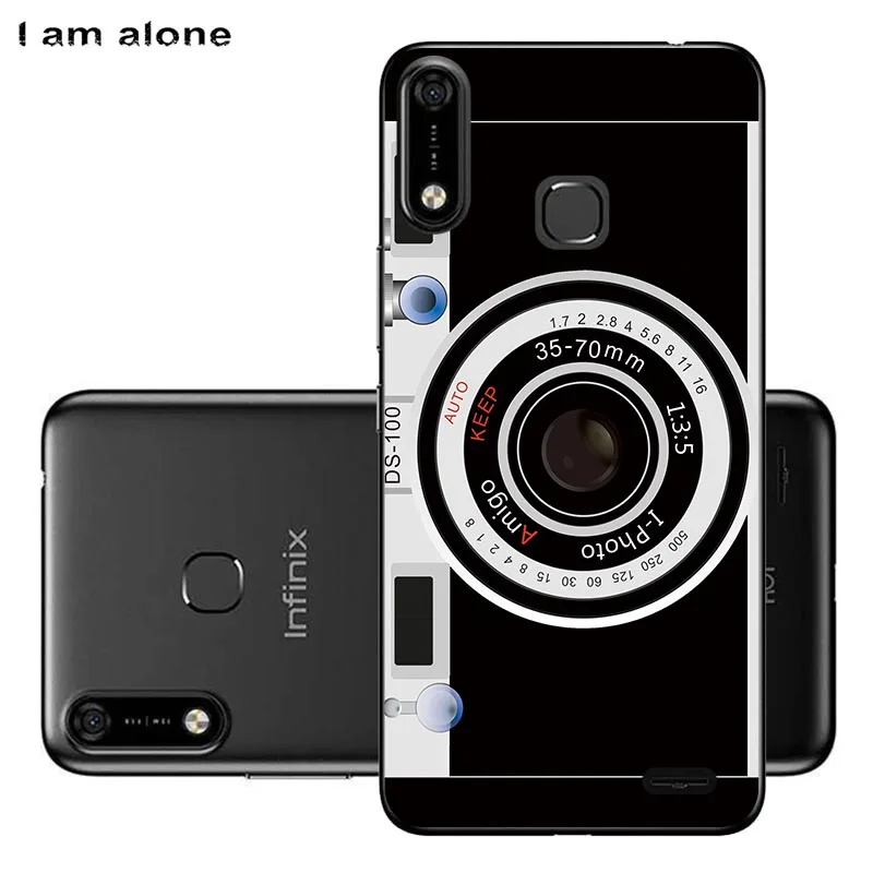 Сумка для телефона I am alone для Infinix Hot 7X624 6,2 дюймов Мягкий ТПУ модные чехлы для мобильных телефонов Infinix Hot 7X624