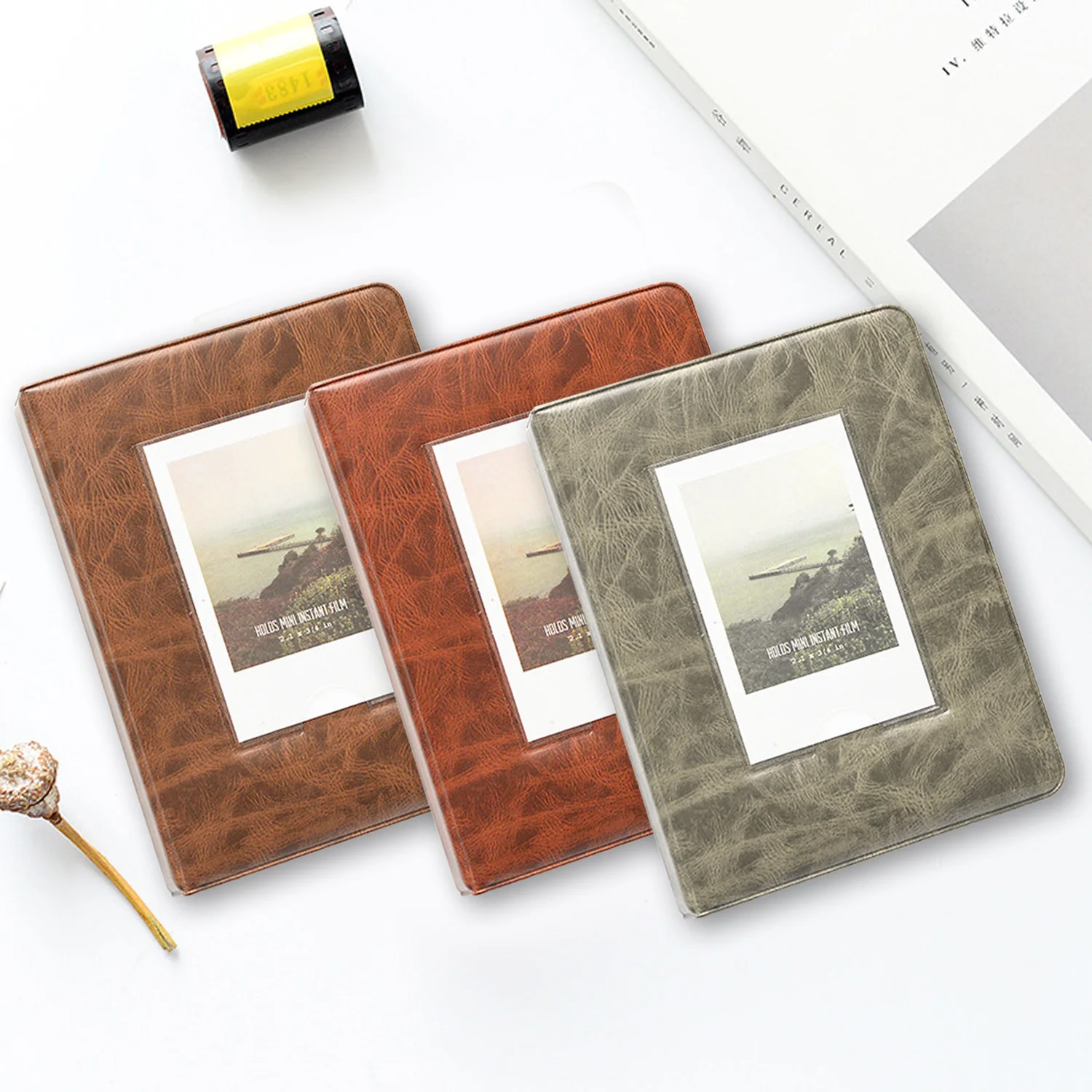 Gosear 64 Карманный классический мини фотоальбом для Fuji Fujiflm Instax Mini 7s 8 + 9 25 26 50s Polaroid