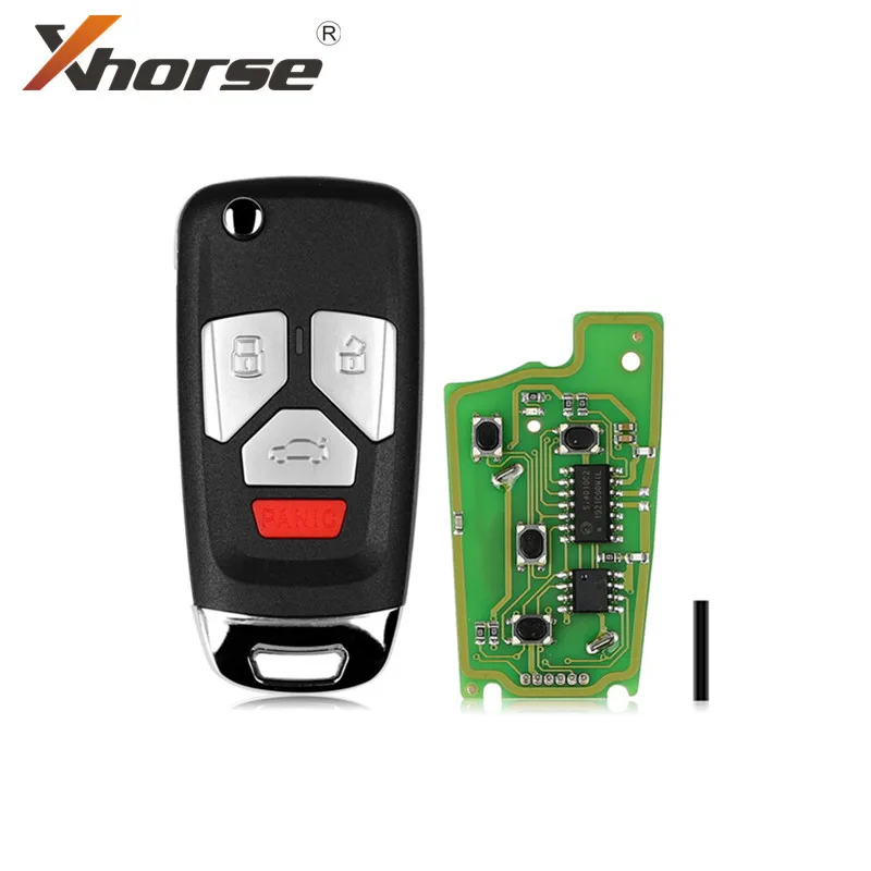 Универсальный проводной дистанционный ключ Xhorse VVDI2 для AUDI Тип XKAU02EN 1 шт. |