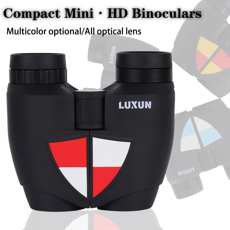 

LUXUN HD Telescope 12X25 BAK4 Prism Portable Small Binoculars For Outdoor Tourism Sport bird-watching Hunting