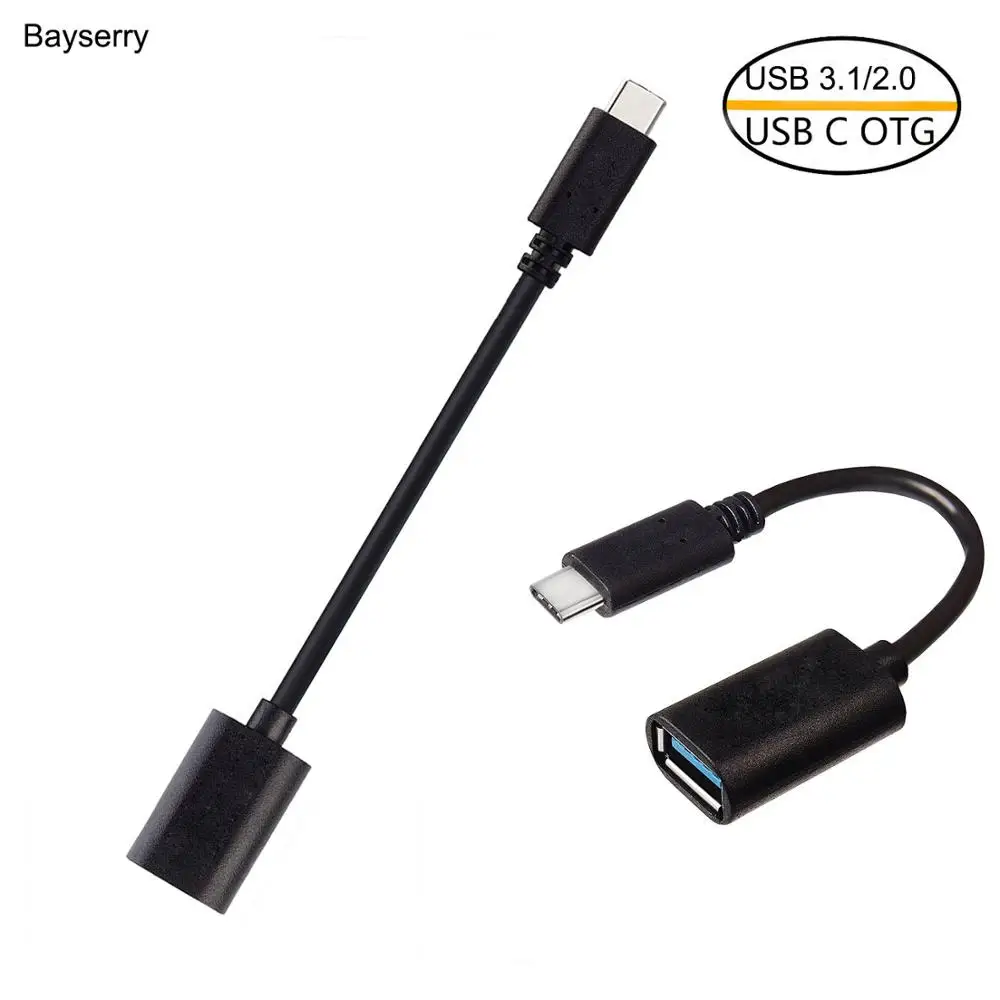 

USB Type C Male to USB A Female Adapter for MacBook Air/Pro SM Note 10plus Xiaomi OPPO Huawei P30 S10 Note 9 etc Type C Device