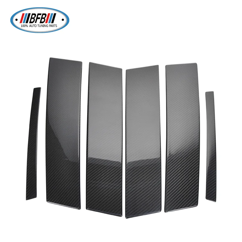 

Защитный чехол из углеродного волокна BC для окон центральной стойки Alfa Romeo Giulia, внешние аксессуары для автомобиля