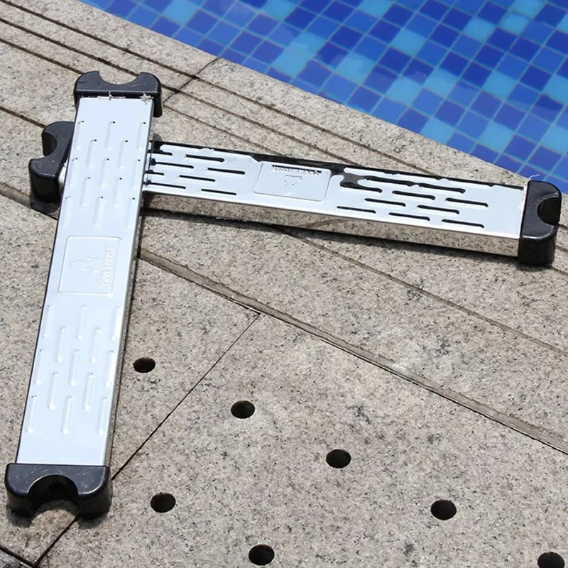 

Pedal Stainless Steel Swimming Pool Replacement Ladder With Screws Rung Steps