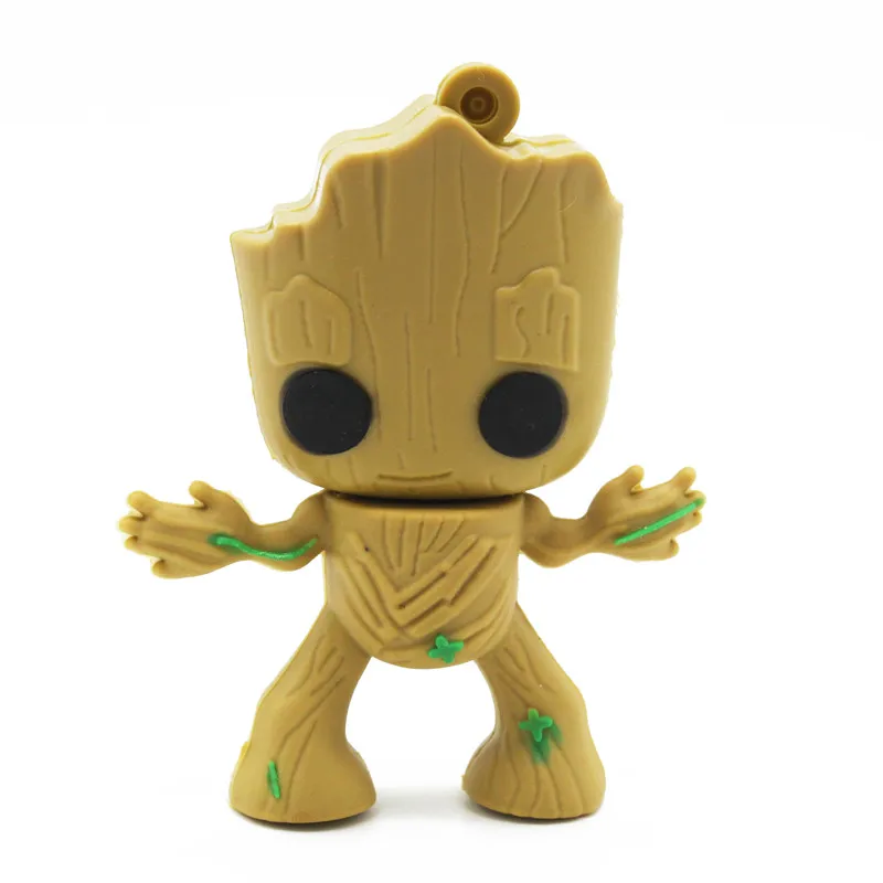 Стильная футболка с изображением персонажей видеоигр Groot флеш накопитель 256 ГБ Usb