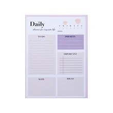 

2022 Daily Planner To Do List Notebook Notepad Stationery Kawaii Memo Pad Office Accessory School Supplies Papeleria