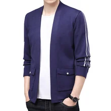 

New Business Casual Knitted Jacket Men Clothing Fall Winter Long Sleeve Slim Fit Knit Sweater Cardigan Men Sweter Hombre S-3XL