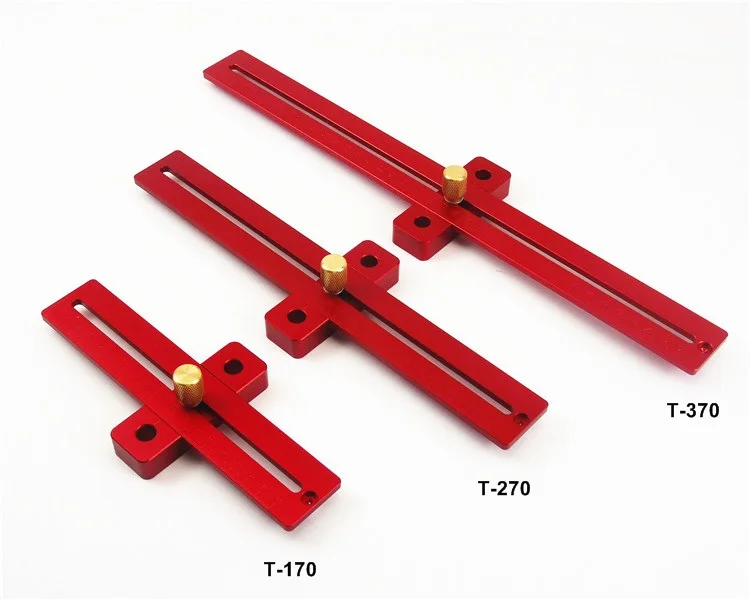 

Woodworking Ruler Hole Hole Ruler Aluminum Alloy T-shaped Ruler Woodworking Scriber Woodworking DIY Tool Hand Tools
