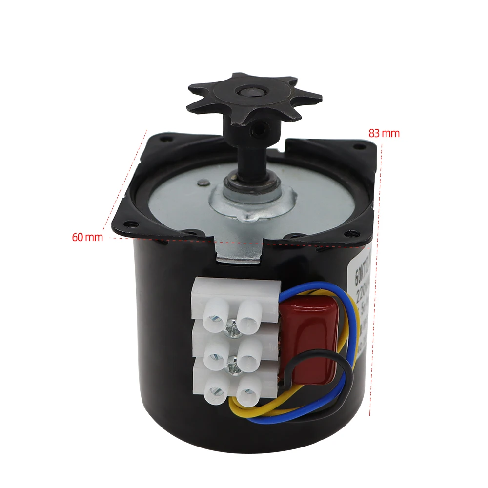 60KTYZ Permanent Magnet Synchronous Motor Low Speed 2.5r/min