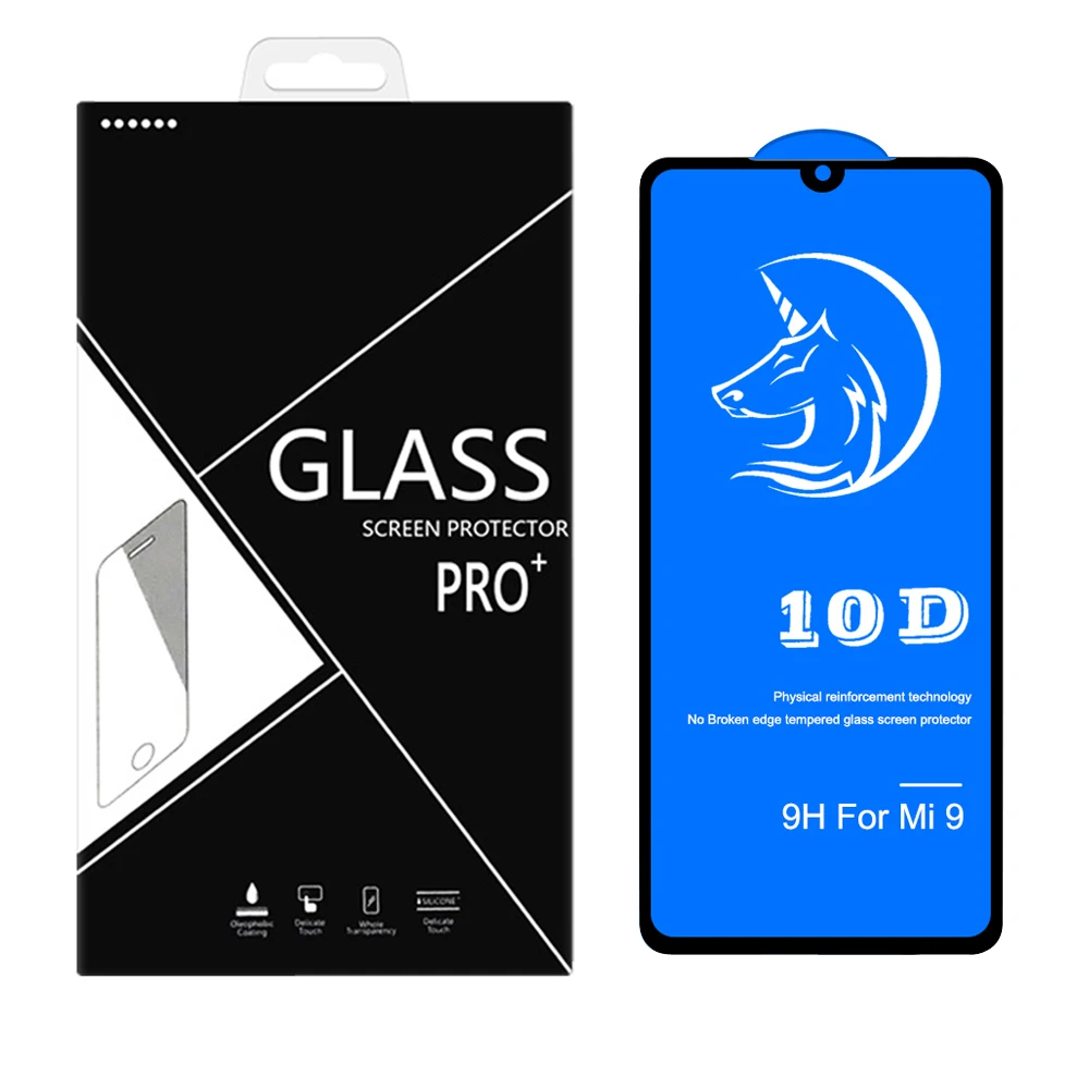 CAMDEMS 10D 100pcs 2in1 Tempered glass for XIAOMI 9 9T 7s NOTE 7PRO REDMI K20 A3 9SE 9X Y3 A3 LITE REDMI PRO2 screen protector