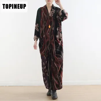 

Silk Full Stitching Printing Casual Robe ga43
