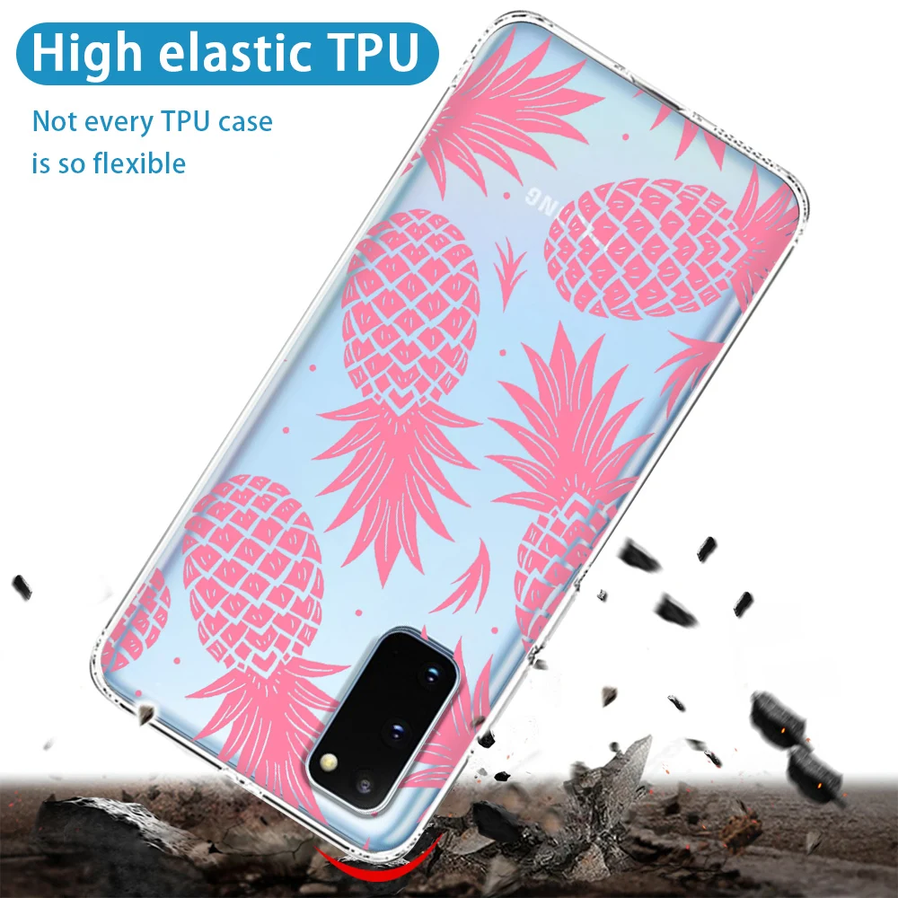 Мягкий чехол из ТПУ для телефона Samsung Galaxy S10 S9 S8 Plus S10e S20 Ultra A50 A51 A71 A70 A20e A10 A40 с
