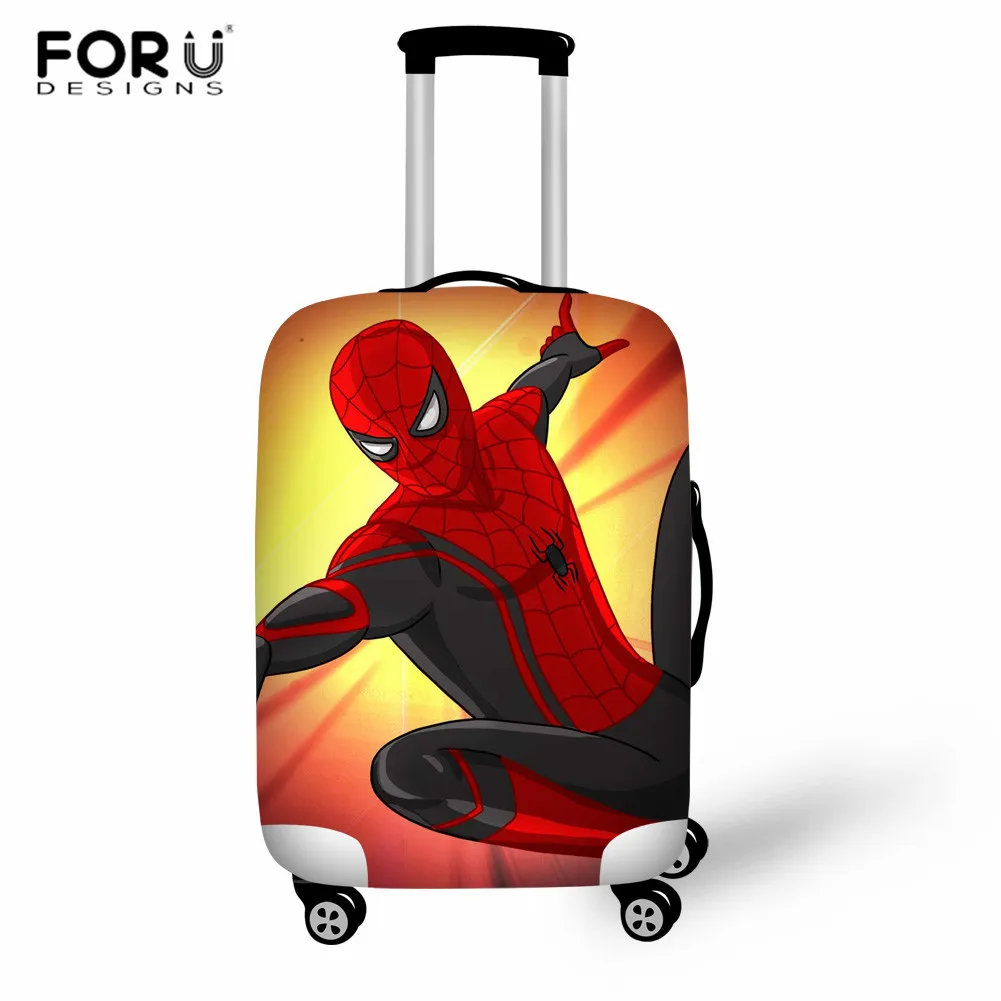 YY1172 FORUDESIGNS/Эластичный Защитный чехол для багажа с рисунком суперчеловека-паука, чехол от пыли 18-32 дюймов, чехол для багажника, аксессуары для путешествий - Цвет: YY1172