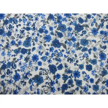 

Liberty fabric Flowers cotton print Ref. IRISES BLUE length with 2,80 mts