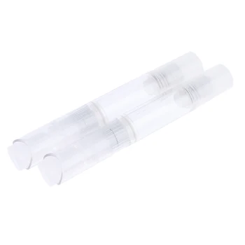 

2x 6ml Empty Makeup Tubes W/ Roller Balls For Essential Oils Roll On Bottles