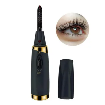 

New Mini Electric Heated Eyelash Curler Heated Makeup Eye Lashes Heated Eyelash Curler Applicator Long Lasting Beauty Tool