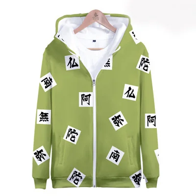 Куртки; пальто; Demon Slayer: Kimetsu no Yaiba; толстовка; Kamado Tanjirou Kamado Nezuko Sabito Iguro Obanai; толстовки с капюшоном для косплея - Цвет: 28