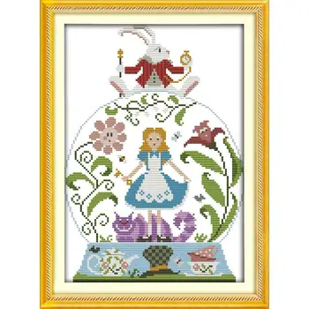 

Fairy Tales Baby Room Decor Chinese Print Pattern On Canvas Cross Stitch Kits Embroidery Needlework Sets Counted Patterns Dmc