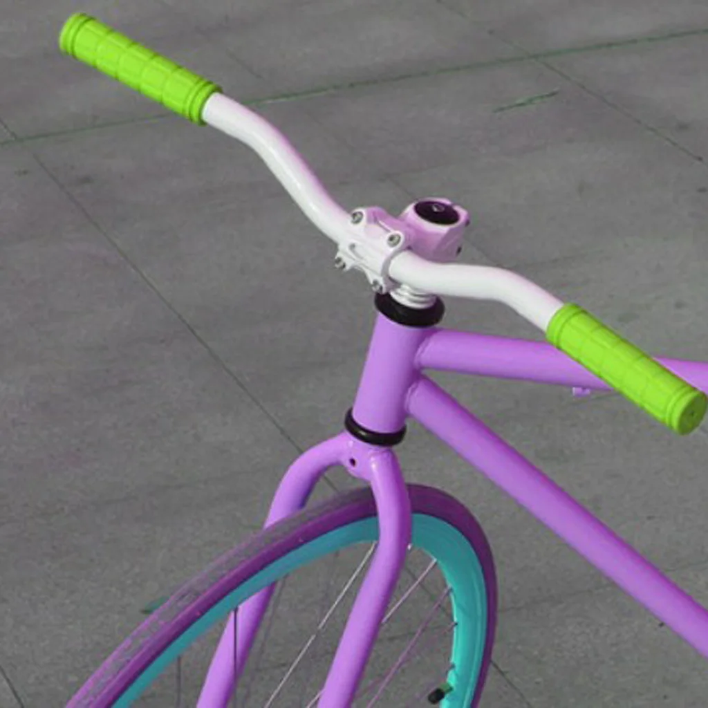 Bike Handlebar Grip Rubber Bicycle Overgrip BMX Mountain Road Cycle Sleeve for Handlebar w/ Diameter 22.2mm