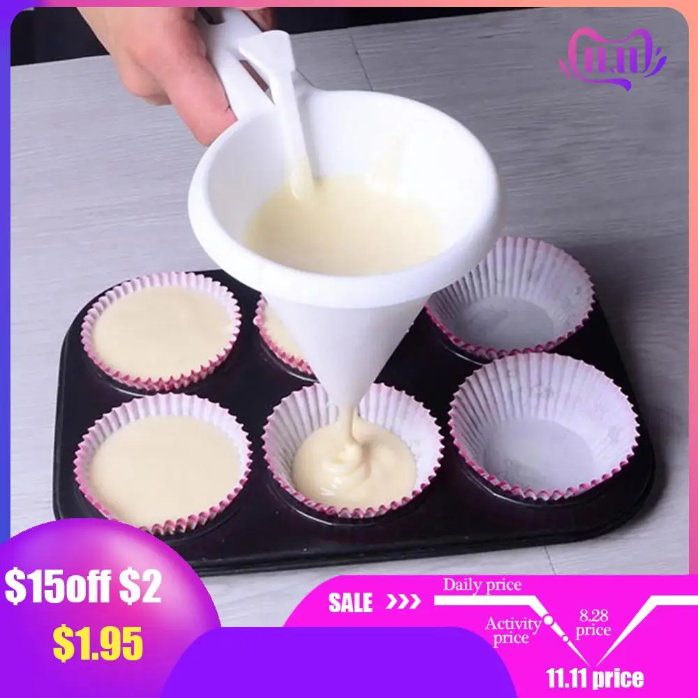 

Adjustable Baking Tools Icing Candy Kitchen Funnel Chocolate Pastry Accessories Batter Dispenser Cream Cookie Cupcake Pancake