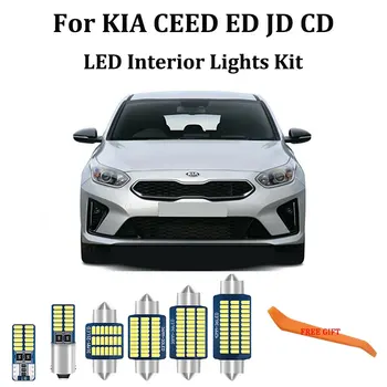 

100% White Error Free Canbus For KIA CEED ED JD CD Combi SW Hatchback Sportswagon Pro GT LED Interior lights Kit (2006-2020)