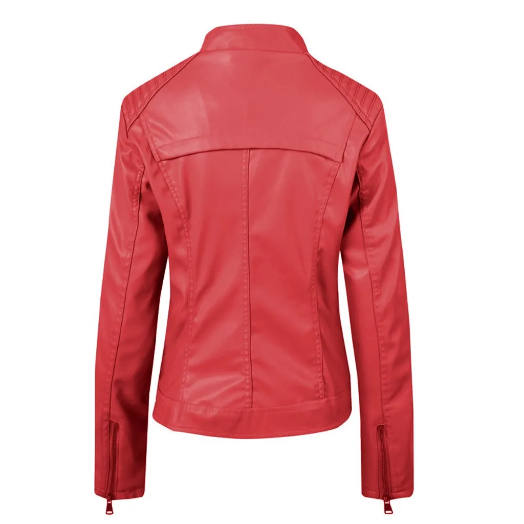 

2019 Women's Coat Women Casual Sweatshirt Button Slim Zipper Long Sleeve Bomber Jacket Warm Coat Female Clothing Drop Shipping