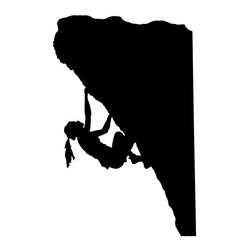 Car Stickers Funny Fashion Mountaineering Girl Decoration Creative Waterproof Cover Scratch Black/white 16cm*10cm | Автомобили и