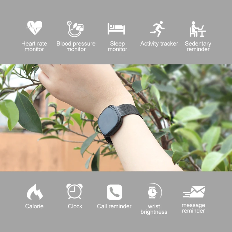 Smart bracelet C2 smart Bluetooth watch heart rate blood pressure exercise step waterproof bracelet